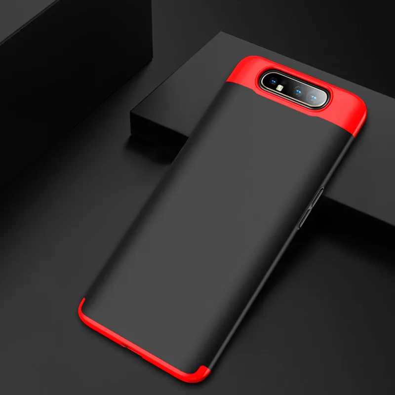 For Samsung A 80 A80 Case 360 Degree Protector Full Body Cover Case for Samsung Galaxy A80 2019 A805 A805F GalaxyA80 Phone Bags