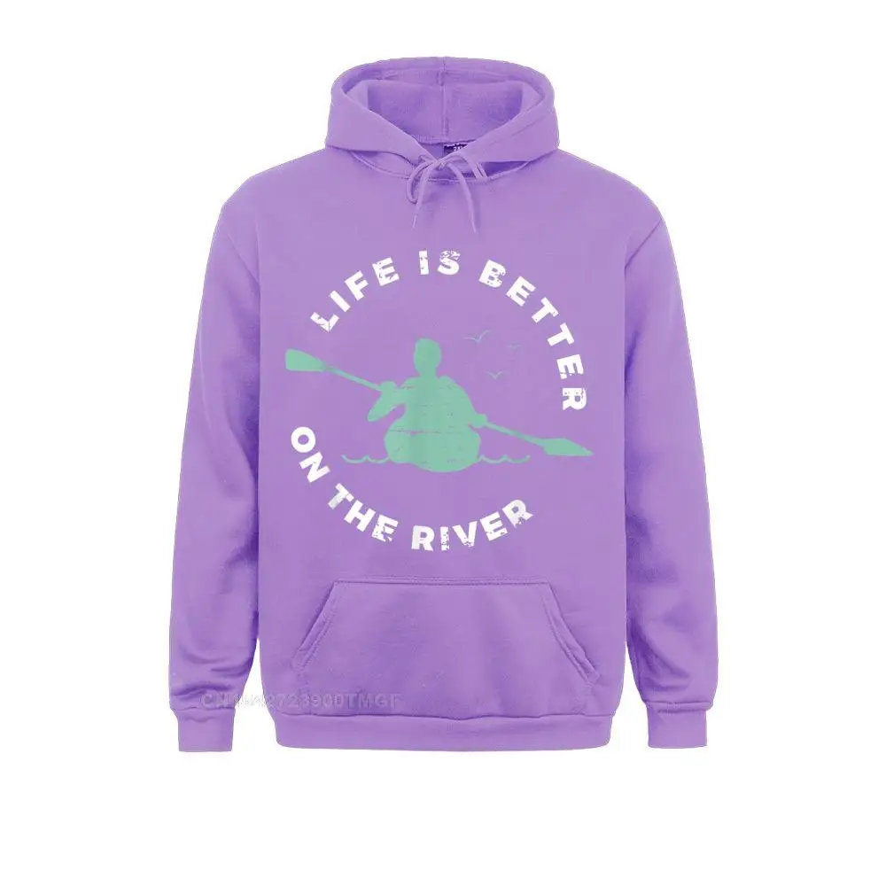 Life Is Better On The River Kayaking Canoe Boating Kayak Oversized Hoodie Hoodies for Men Street Sweatshirts Sportswears