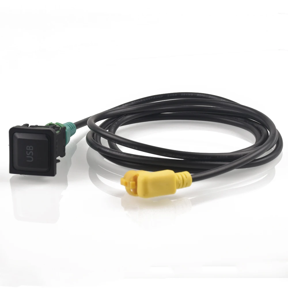 USB AUX Switch Cable Harness RCD510 RCD300+ For VW For Golf MK6 For Jetta MK5 For Sagitar For Polo