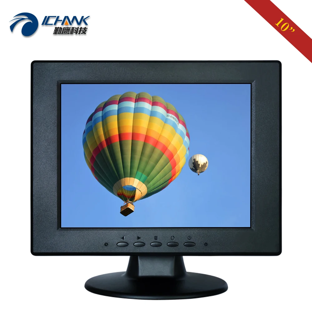 

10" inch Display 1024x768 Full View IPS LCD Screen Portable Monitor USB U-disk Video Player with AV RCA HDMI-in VGA ZB100JN-532