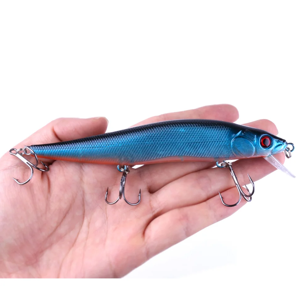 HENGJIA 1PC Large Sea Fishing Minnow Fishing Lure 14CM 23G #4 Hook Hard Bait Pesca Isca