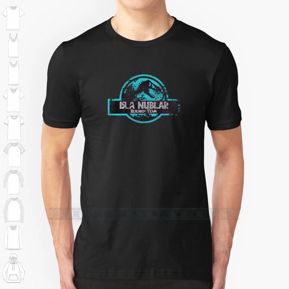 Isla Nublar Research Team 100% Cotton T Shirt Nedry Dinosaur T Rex Dilophosaurus Raptor Isla Nublar 1993 Film Movie Prop Sign