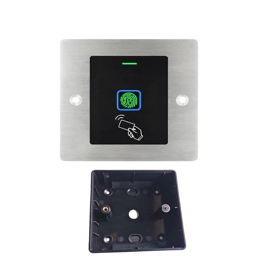 Wasserdicht Fingerprint Access Control RFID Elektronische Türöffner System power schalter optional
