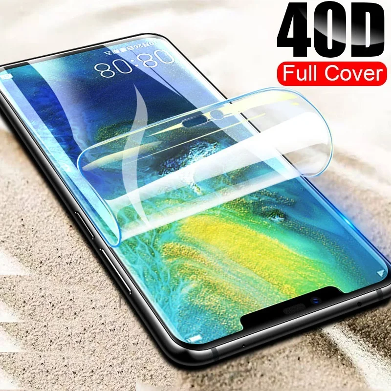 Protective On The For Huawei Y5 Y6 Y7 Y9 Prime 2018 Hydrogel Film For Y5 Lite Y 5 6 7 9 Pro 2019 Screen Protector Film Not Glass