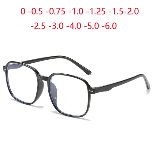 Imagen 1 del producto Gafas de visión corta con marco grande para hombre y mujer, lentes de plástico camaleón para miopía, gafas graduadas de 0-0,5-1,0 a-6,0