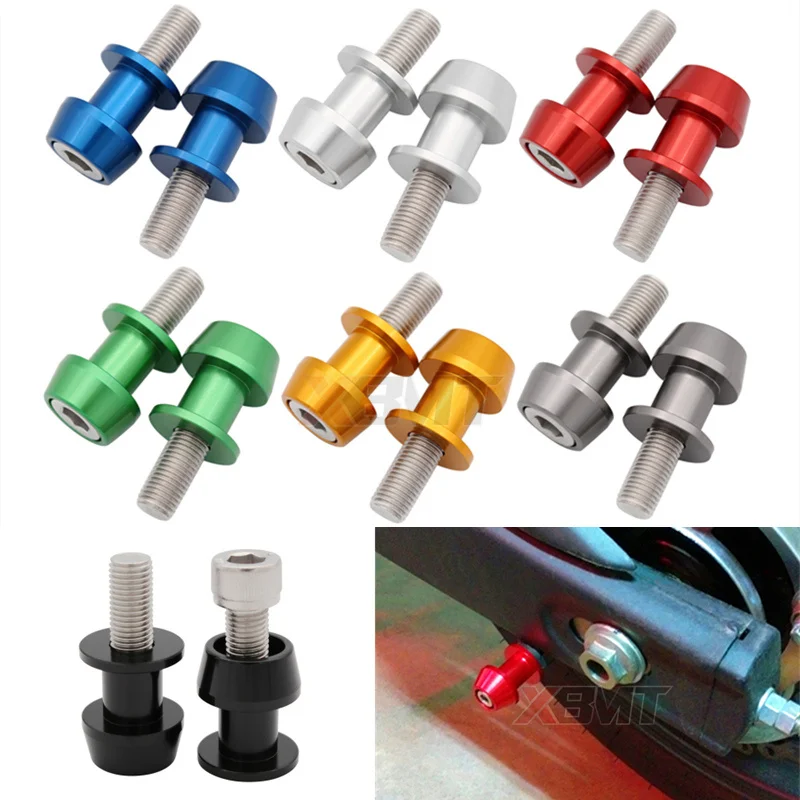 Motorcycle 10MM Swingarm Spools Slider Stand Screws For Kawasaki Ninja ZX7R ZX9R ZX12R ZX14R Z750 Z1000 Z1000SX ZZR1200 ZZR1400