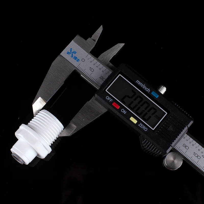 1 / 4 "наружная резьба-1/4" наружный диаметр трубы PE прямое Быстроразъемное уплотнительное кольцо RO Водоочиститель ro RO ro фитинги