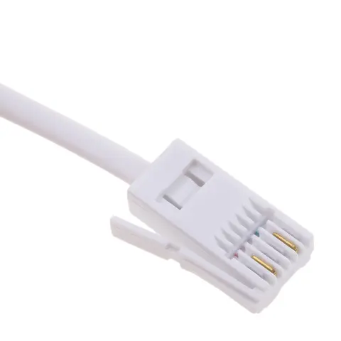 RJ11 Male To Male UK BT To USA Type 6P2C Telephone Phone Modem Cable