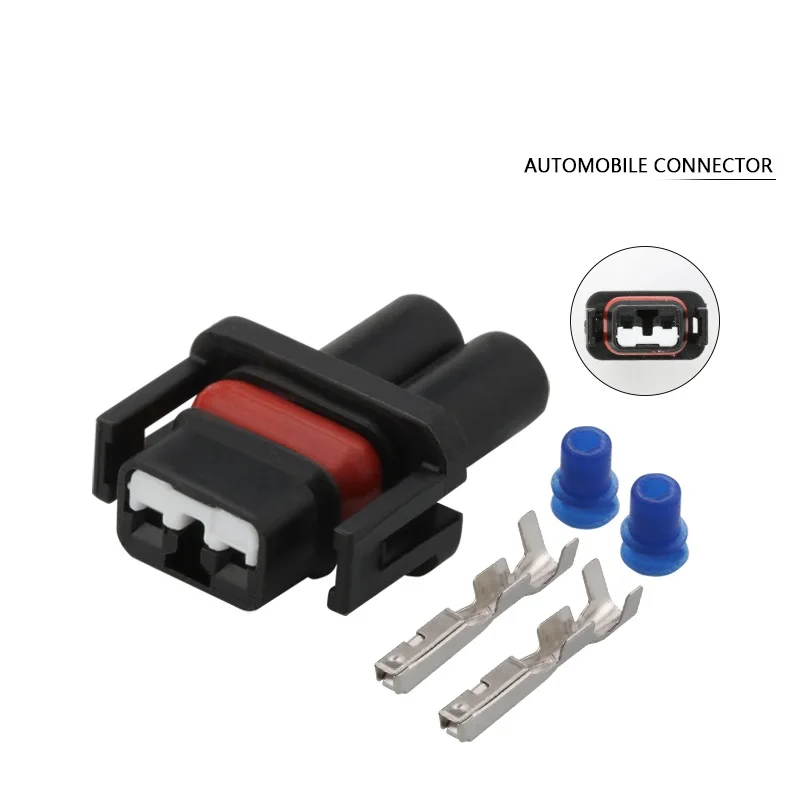 DJ70216Y-1-21 car female Connector cable Terminal auto socket 2 pin female Connector automotive plug include terminal seal