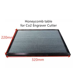 320*220mm aluminum laser honeycomb table honeycomb platform co2 laser engraving cutting 40W engraver machine part