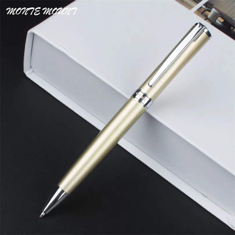 Deluxe Metal Business pen Office Writing Cute pens gift Stationery novelty ballpoint pens Nib