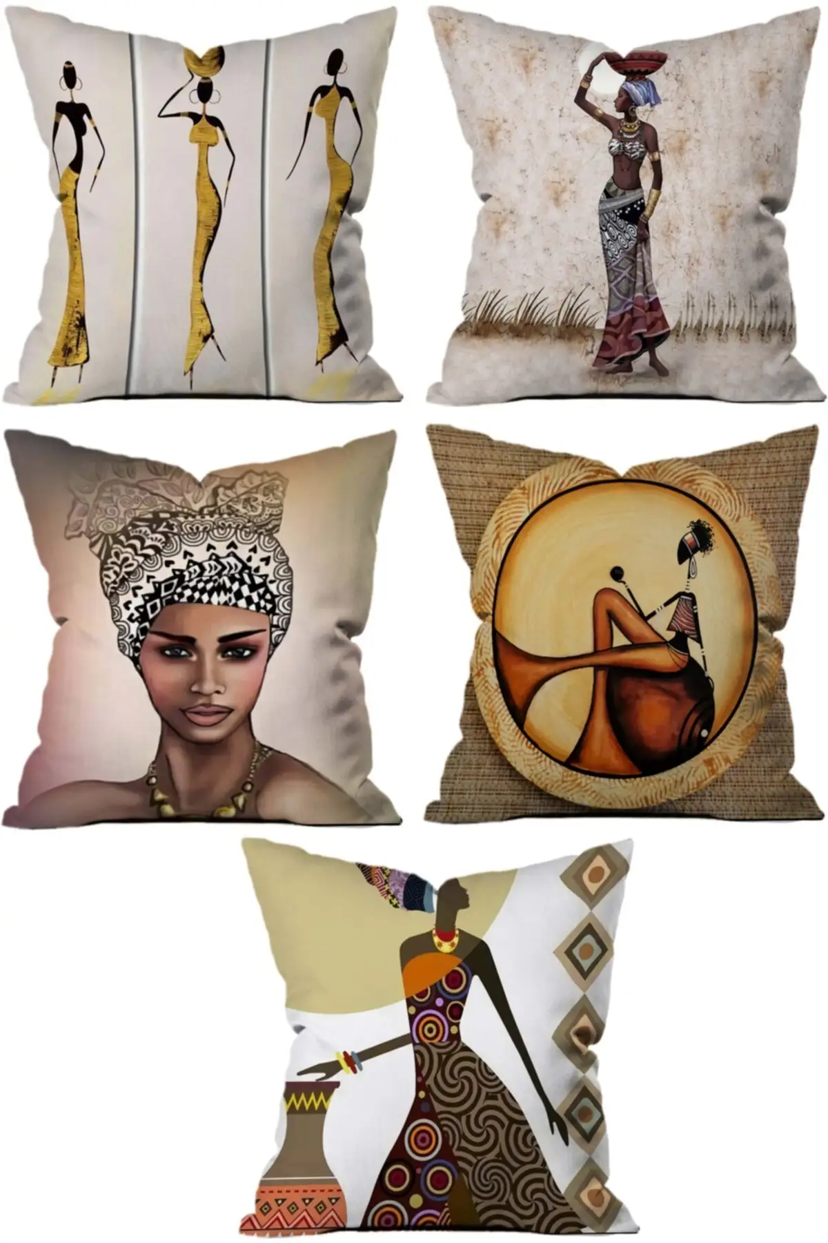 5 pcs i Cushion Pillow decorate Case