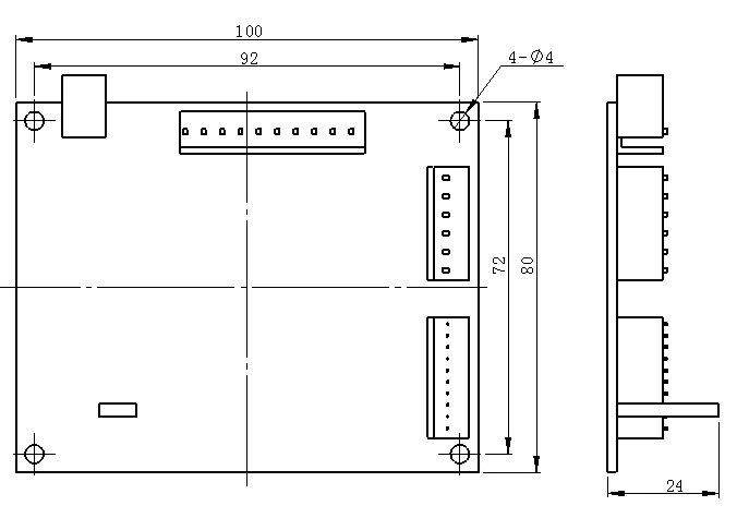 Imagem -05 - Motor de Acionamento do Motor Placa de Circuito de Controle 232 Porta Serial Protocolo de Desenvolvimento Secundário