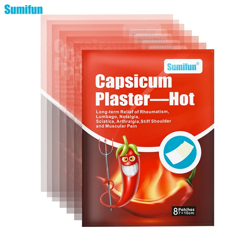 8/32/56pcs Capsicum Pain Relief Patch Treat Arthritis Hot Chili Chinese Medical Sticker Creatine Joint Ache Care Health Plaster