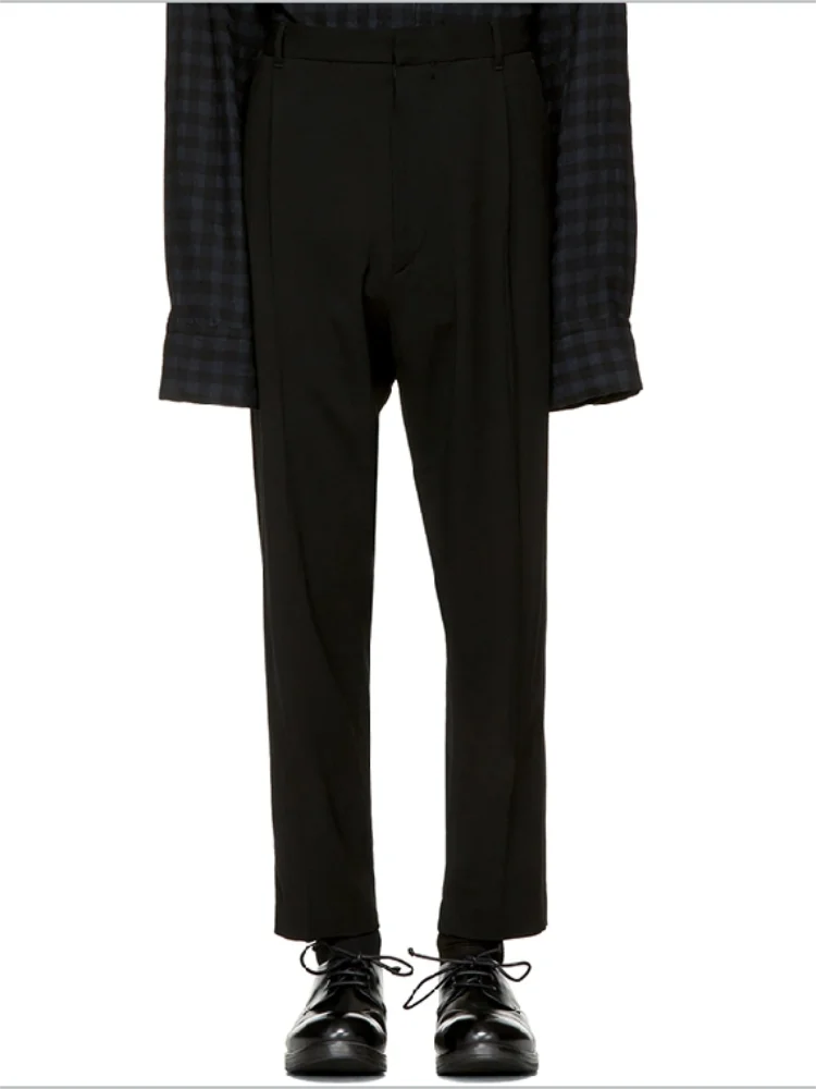 Men's Casual Pants Pencil Pants Slim Pants Spring And Autumn New Black Simple Classic Large Size Fashion Straight Leg Pants