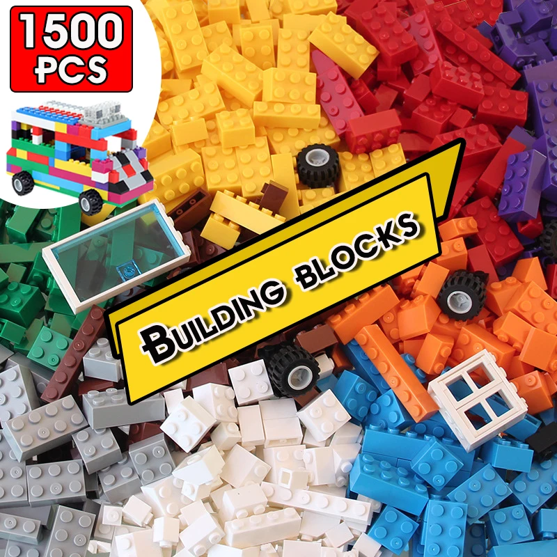 DIY Building Block City Compatible Classic Bricks Boy Girl Gift Model Combination Children's Educational Building Block Toy