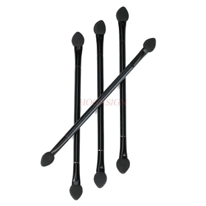 20 sztuk bardzo długich podwójnych pędzli do cieni do powiek w kształcie serca Gąbka do cieni do powiek w sztyfcie Pędzel do makijażu oczu Przenośny długopis do cieni do powiek Wyprzedaż