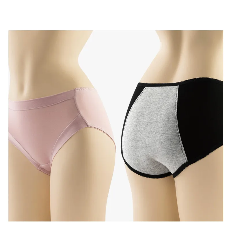 

4pcs/Lot Cotton Seamless High Waist Slip Leak Proof Panties Menstrual Period Physiological Waterproof Underpants Women