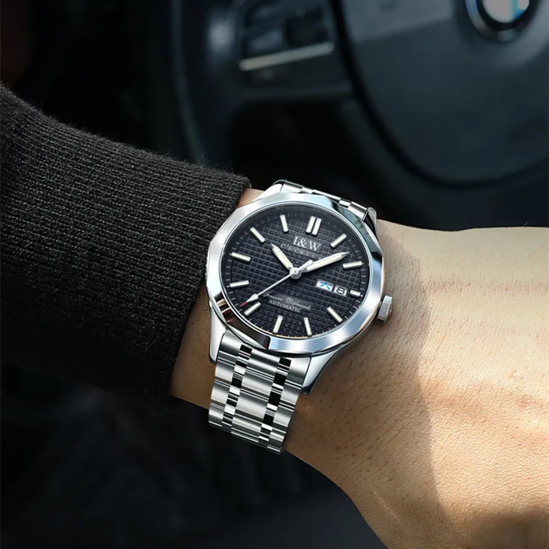 Reloj CARNIVAL Mens Tungsten Mechanical Watch Men Brand Luxury MIYOTA Automatic Movement Wrist Watches for Man Waterproof Montre