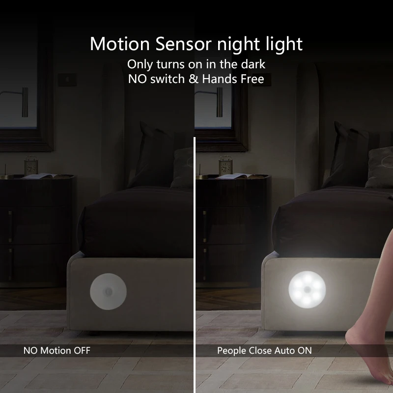 2021 neue Nacht Lampe Mit Motion Sensor Warm/Weiß Nacht Lichter Für Hause Als Kinder der Nacht Licht Für küche/Schrank/Schrank