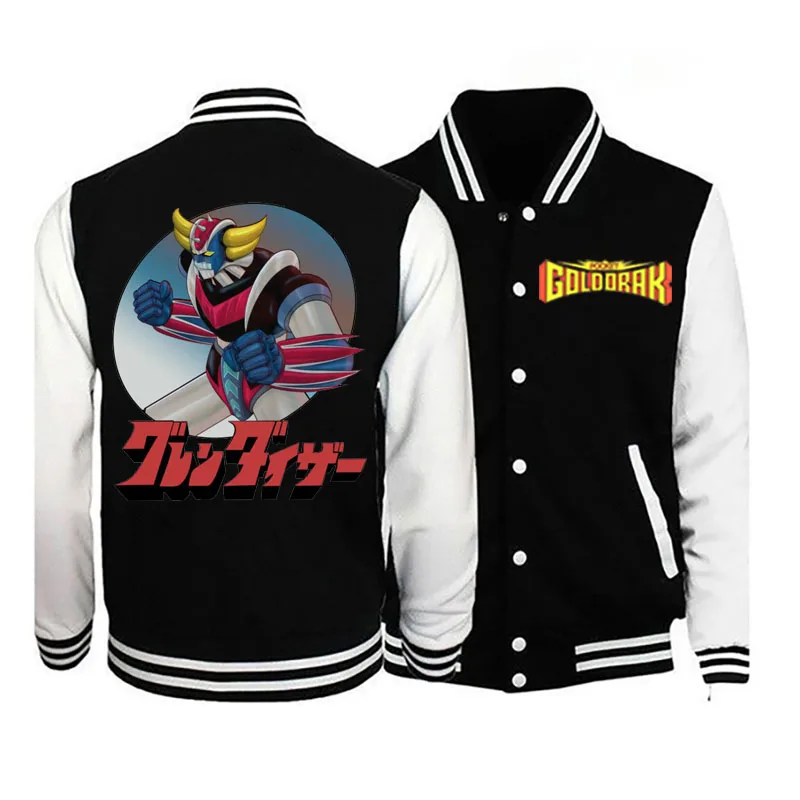 goldorak new top fashion character loose pilot jacket autumn baseball uniform casual printing female jacket