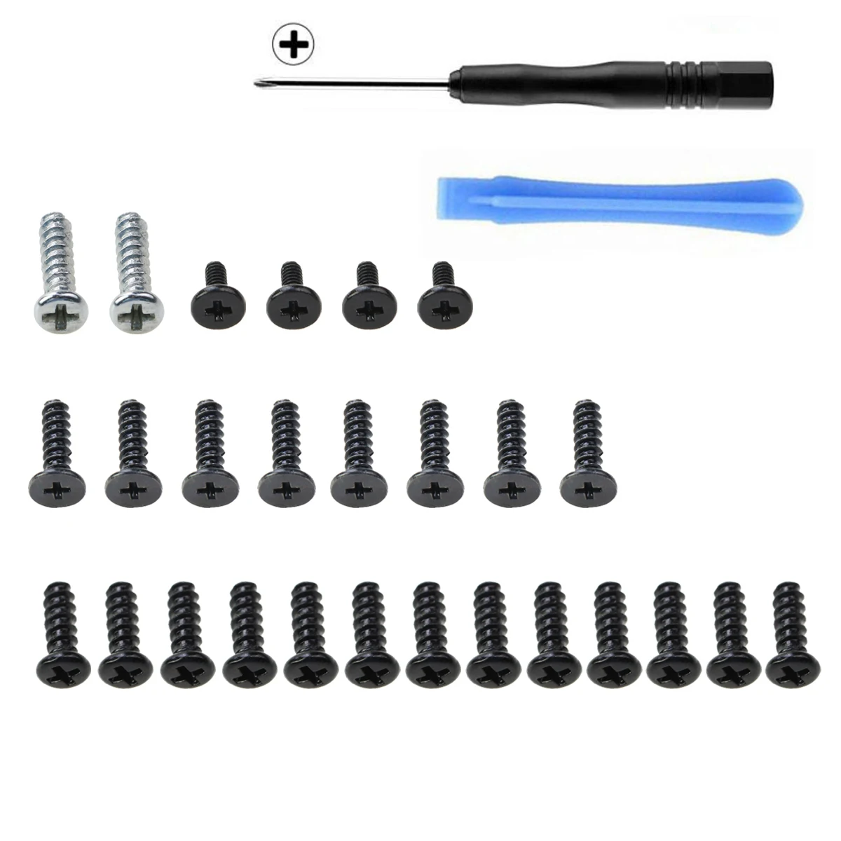 غمبد حافظة تفكيك مجموعة أدوات إصلاح الصليب مفك استبدال لسوني PS5 بلاي ستيشن Dualsense 5 مسامير تحكم