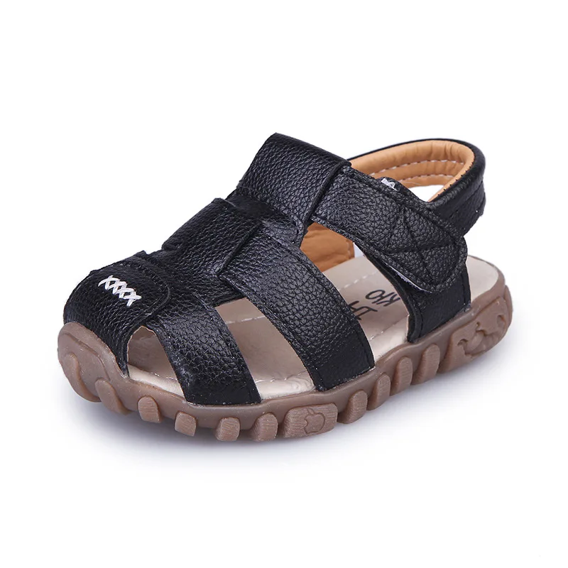 

Little Kids Sandals Baby Boys Beach Shoes Soft Sole Anti-Kick Fashion Children & Toddler Shoes Size 21-30