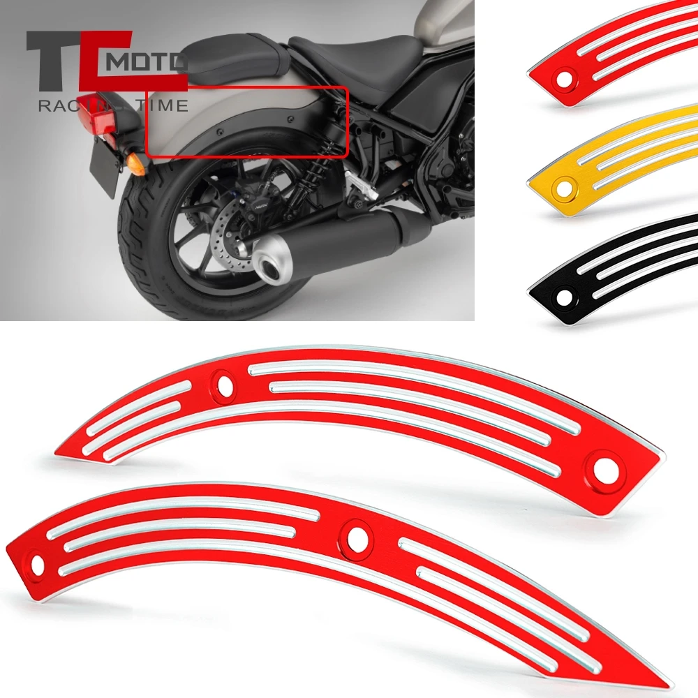 For Honda CMX500 Rebel CMX 500 300 Rebel500 2017-2020 Rear Fender Shield Mudguard Side Cover Trim Plate Fairing Accessories