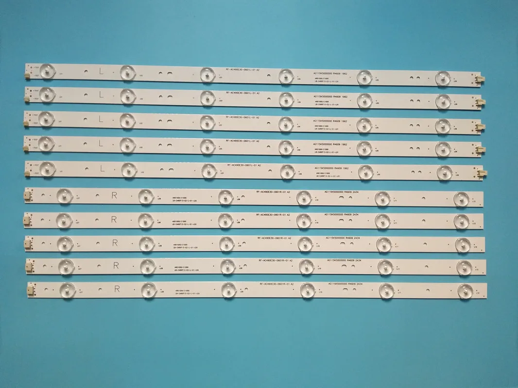 

New5 set= 50 PCS removes LED retrolighting to 49D1000 49C1000 850095046 LB-C490F13-E2-L-G1-SE2 LB-90F13-E2-L-G1-SE3 SVJ490A06 A0