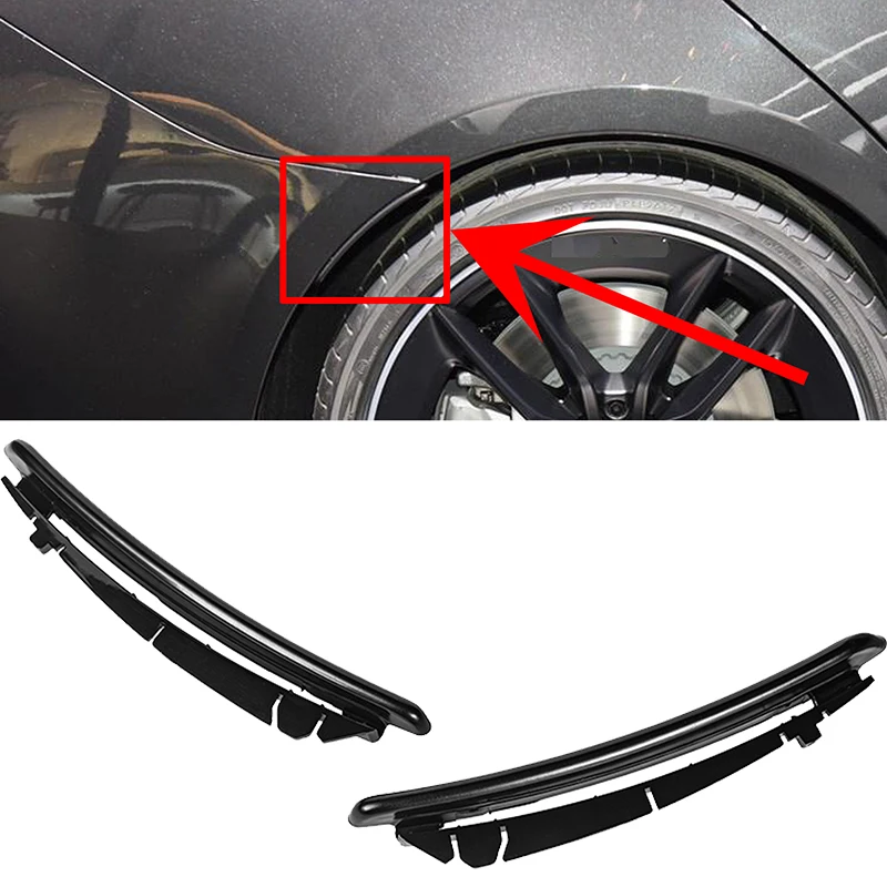 For Benz C257 CLS53 CLS200 CLS250 CLS300 CLS350 CLS400 AMG 2019-2024 Car Rear Bumper Side Fender Flare Extension Wheel Eyebrow