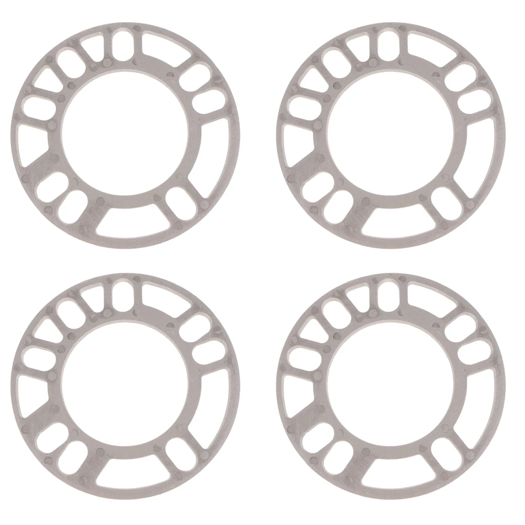 5MM ALLOY WHEEL SPACER CAR SHIMS UNIVERSAL SET-4 5x100 5x108 5x112 5x114.3