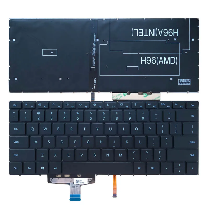 New Backlit US/Spanish Keyboard For HUAWEI Matebook KPL-W00 KPL-W19 WRT-W19 VLR-W19 KPR-W29