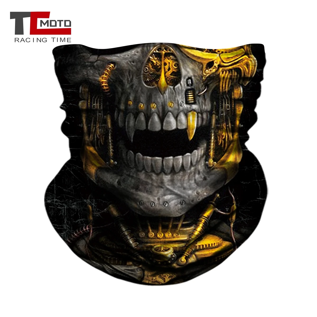 Balaclava para motociclismo, máscara para o rosto de fantasma, bandana, com caveira, proteção para o rosto