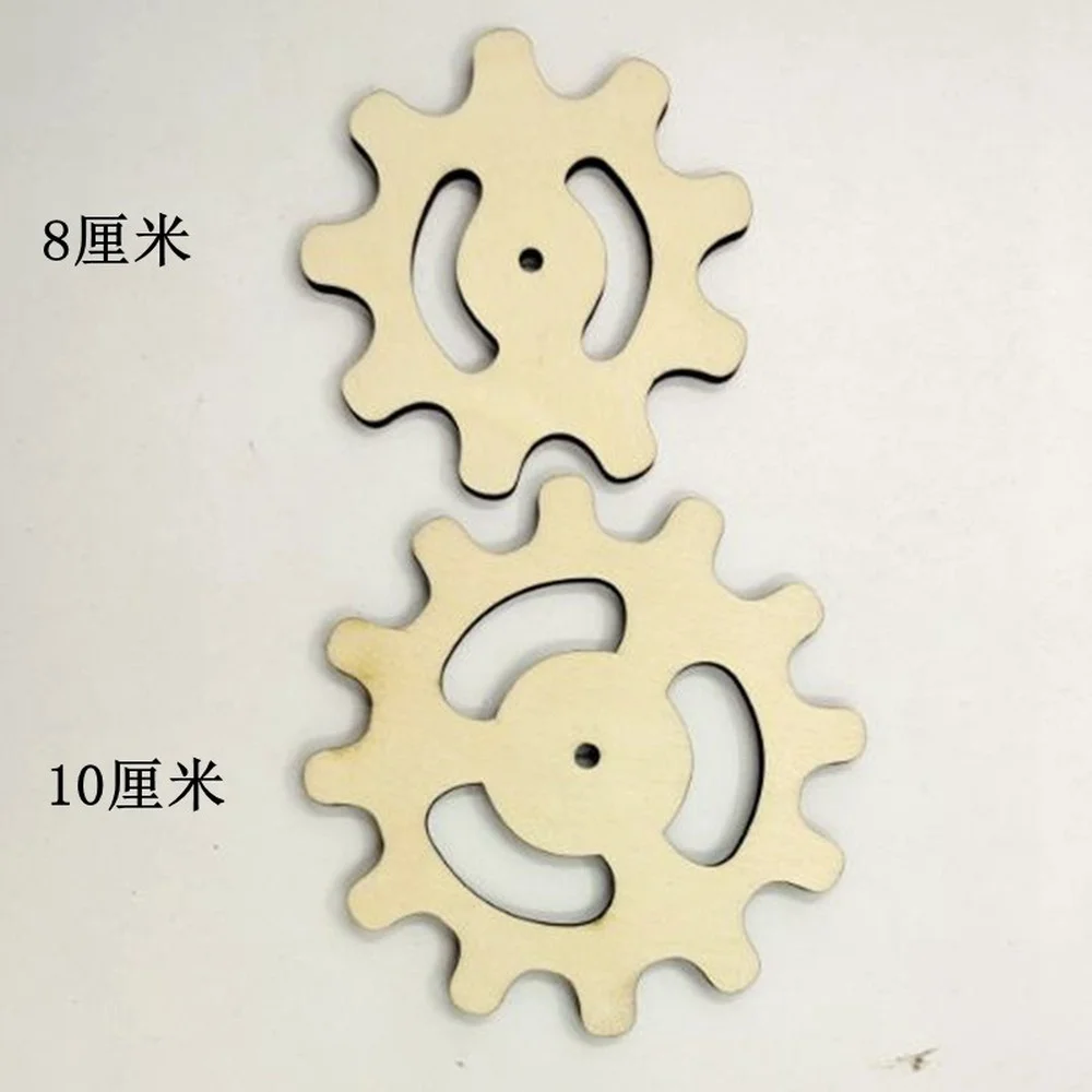 Montessori Diy Chip Hand-painted Graffiti Busyboard Gadget Gear Chip Development Intelligence Montessori Educational Wooden Toys