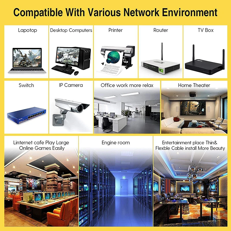 تشوسيل QS6154 UTP Cat5e 100Mbps شبكة كابل 0.5 مللي متر النحاس الأساسية 4 مجموعات دون رادع الملتوية الأسلاك لتقوم بها بنفسك إيثرنت مهندس كابل