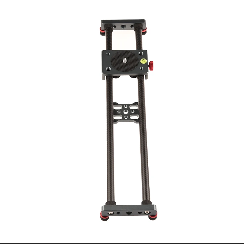 VLOGMAGIC 40cm Mini Carbon Fiber Rail Rods Table Top Video Camera Slider for Smartphone iPhone DSLR Sony Canon Nikon Up to 5kg
