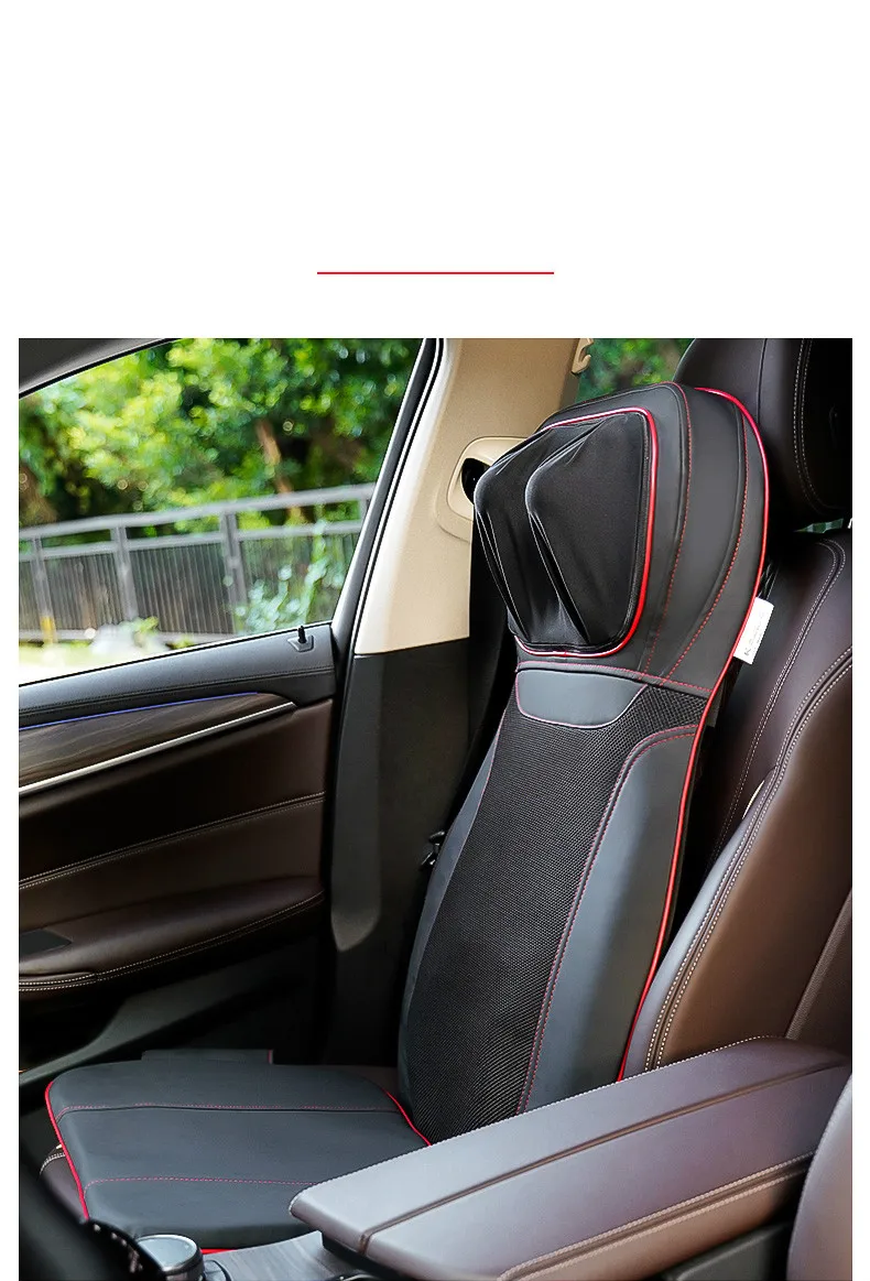 Car massage pad 2 and 1 massager cervical vertebra body massage chair multi-functional health care therapy