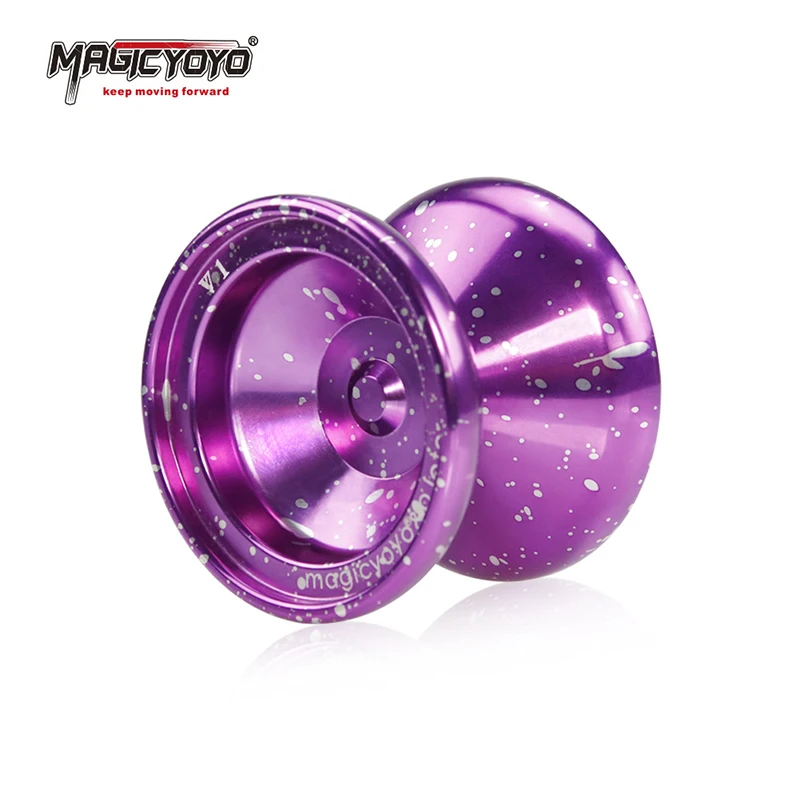 MAGICYOYO-liga de alumínio Yoyo Ball para crianças, brinquedo clássico original, T5-Sapphire Blue, Metal profissional, menino