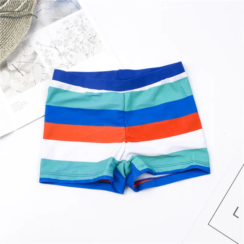 Striped Print Boy Kids Trunks 2026 Children Swimsuit Boys Short Swimwear Short Swimming Trunk Summer Bathing Suit A136