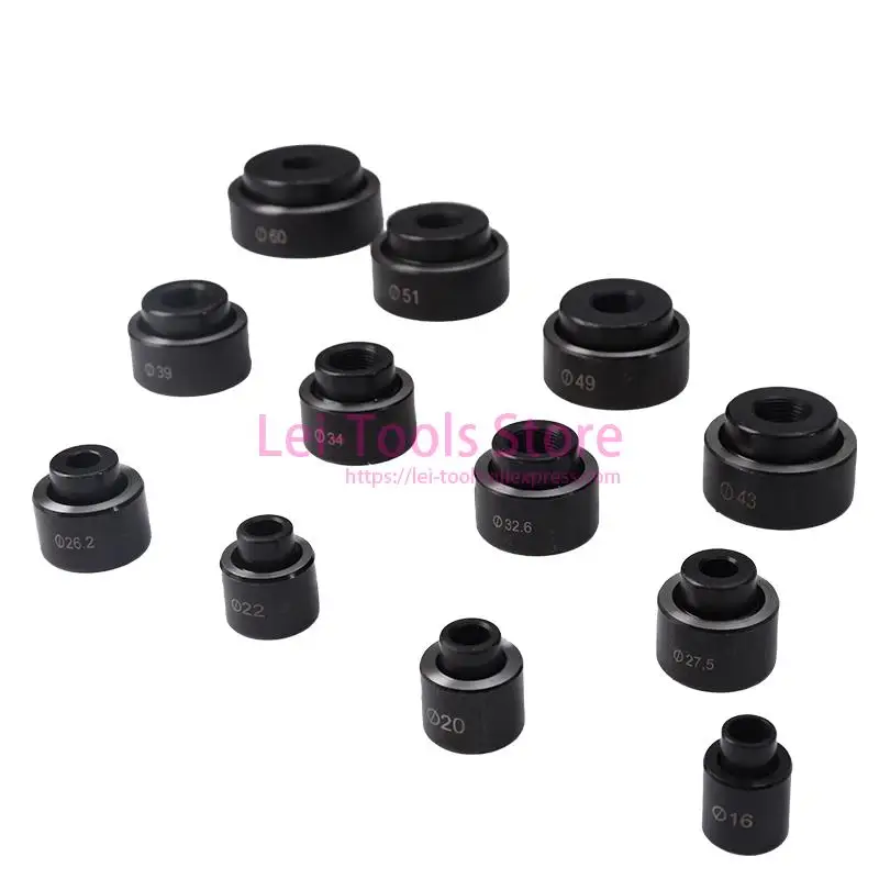 Molde de Perfuração Hidráulica Embutido 15 Molde de Redondo para Orifício Redondo Molde de Perfuração Manual Aço Inoxidável