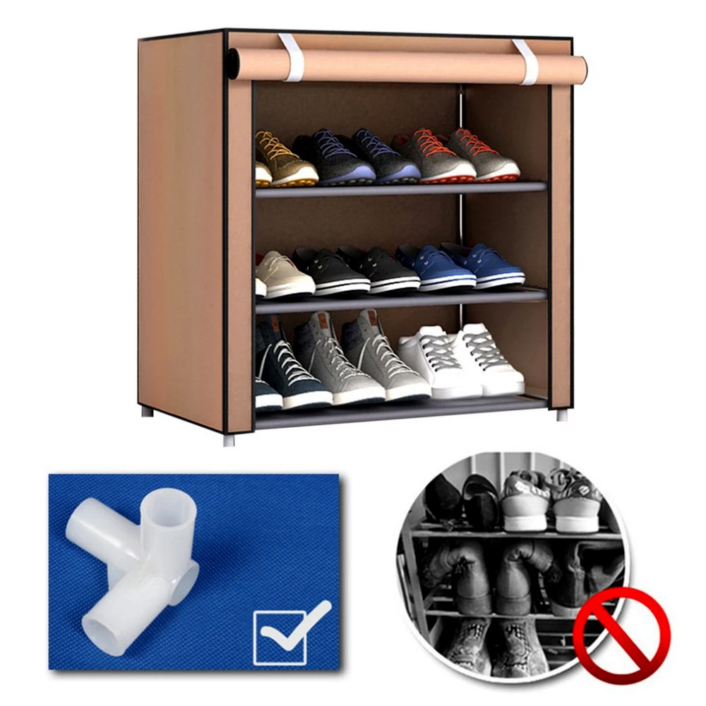 Nonwoven Fabric Simple Shoe cabinets Close to the Door Removable Shoe Rack Organizer Home Furniture Storage Cabinet Shoes Rack