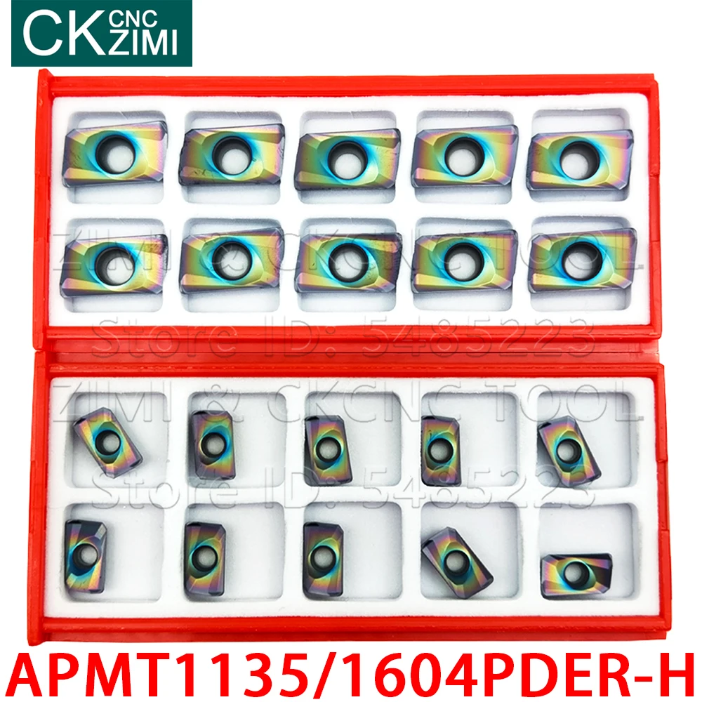 Inserts en carbure APMT1135PDER-H APMT1604PDER-H, outils de fraisage pour tour 300R 400R, APMT pour acier inoxydable, fonte