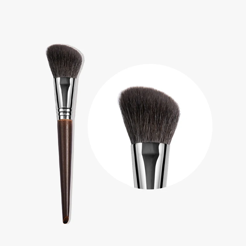 OVW 1Pcs Oblique Head Blush Makeup Brush Face Cheek Contour Cosmetic Powder Foundation Blush Brush Angled Makeup Brush Tools