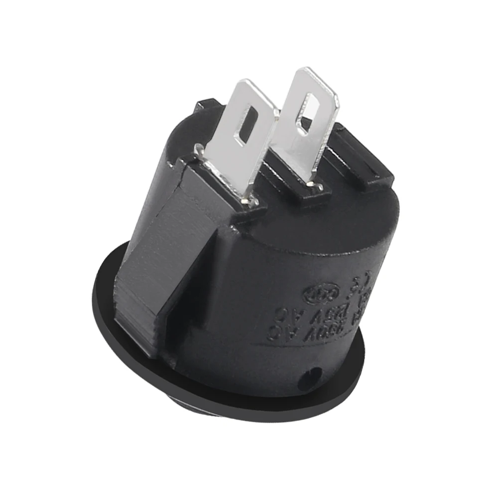 라운드 로커 스위치 LED 조명 자동차 대시 보드 대시 보트 밴 12V, 온/오프, 10 개