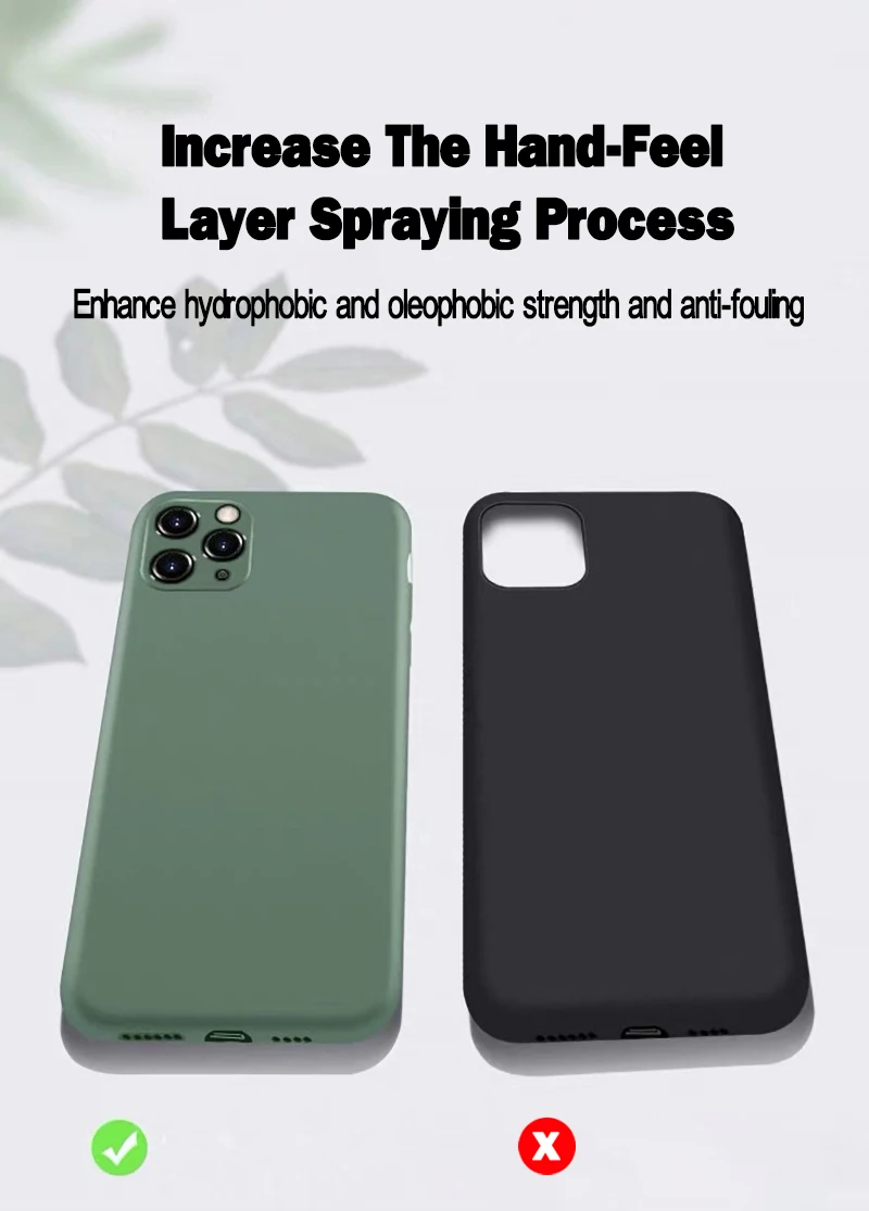 IK07 Flüssigkeit Silikon Einfarbig Anti-drop Schutzhülle Für iPhone 11 Pro MAX 12 12 Pro MAX SE 2020 für iPhone X Max XS XR