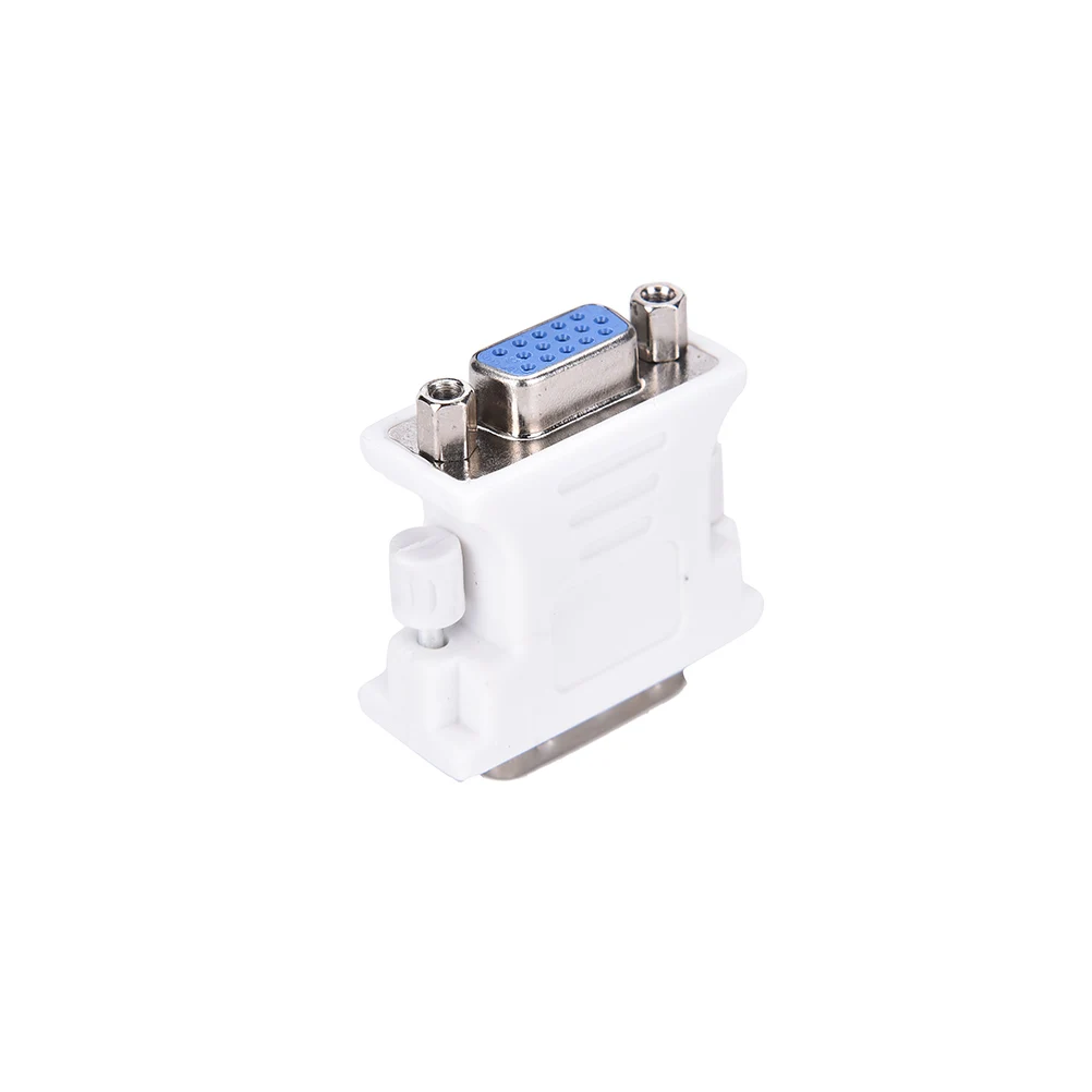 1pc DVI D Male To VGA Female Socket Adapter Converter VGA To DVI/24+1 Pin Male To VGA Female Adapter Converter