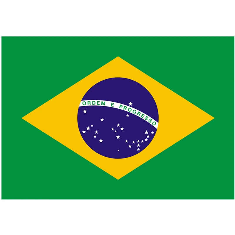 RuleMylife Brazil Flag Brazilian Government Seal Rio de Janeiro Logo Car Motorcycle Vinyl  Stickers Decal Accessories Decoration