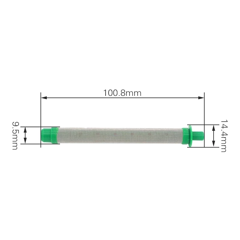 JIEWER-Accesorios de pulverizador sin aire, filtro de pistola pulverizadora, elemento de filtro de cuerpo de pistola pulverizadora, pantalla de