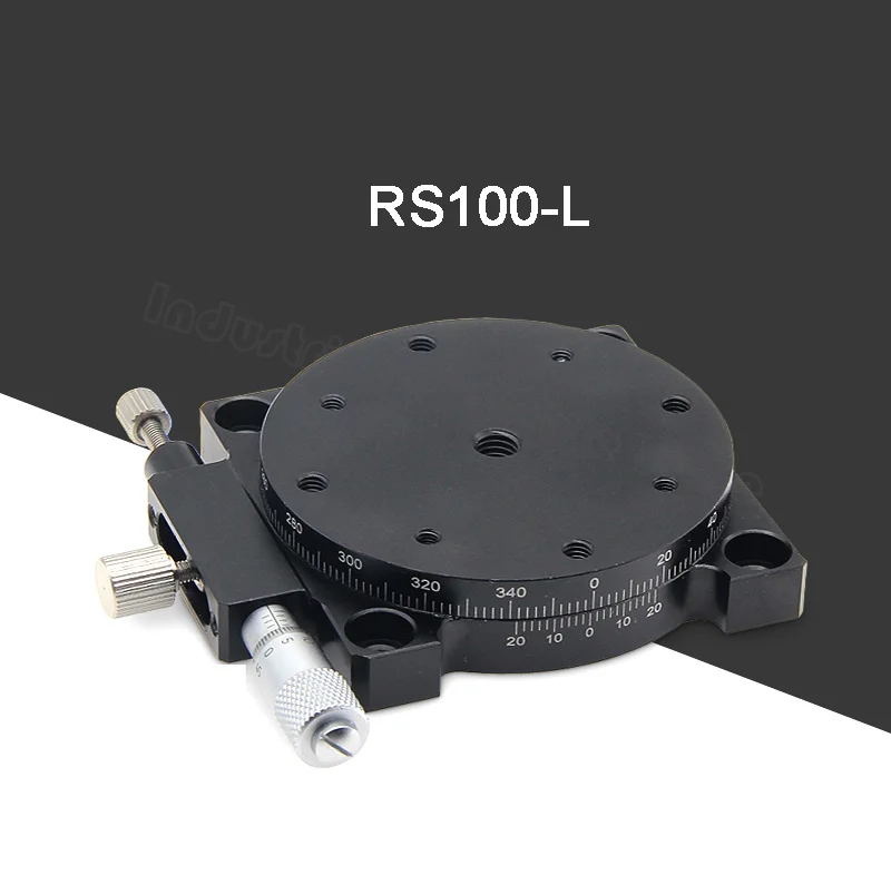 R Axis 60mm 90 125mm Manual Rotating Platform Sliding stage Precision Bearing Linear Stage Load RS60-L RS90-L  RSP40-L RSP60-L