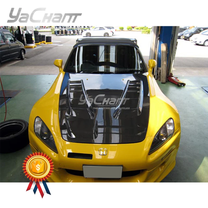 

Carbon Fiber Front Hoods Fit For 2000-2009 S2000 S2K AP1 AP2 MU JS Racing Hood Bonnet